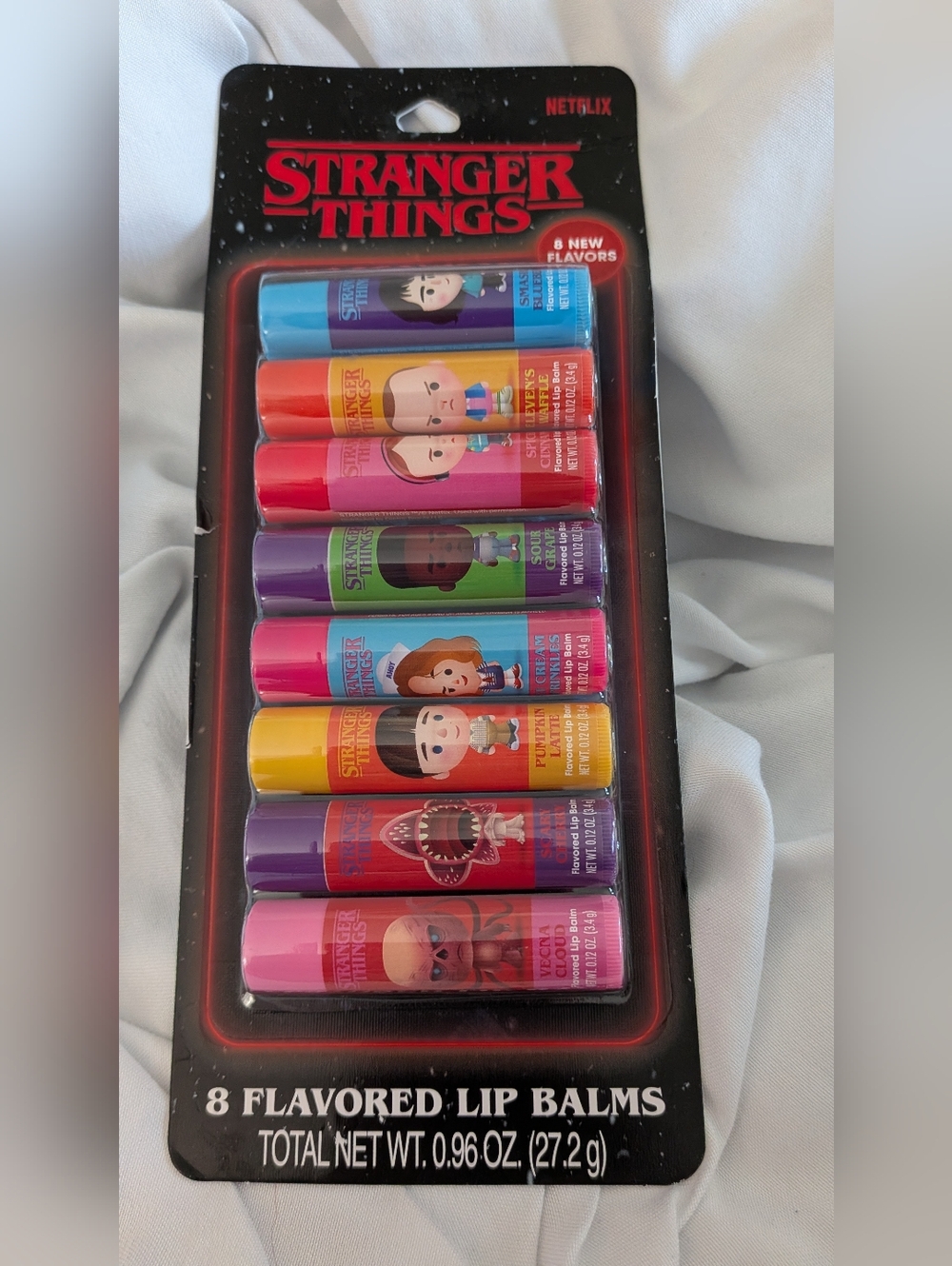Stranger Things   8-Pack Flavored Lip Balms -